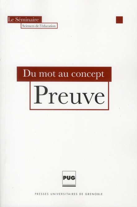 DU MOT AU CONCEPT - PREUVE