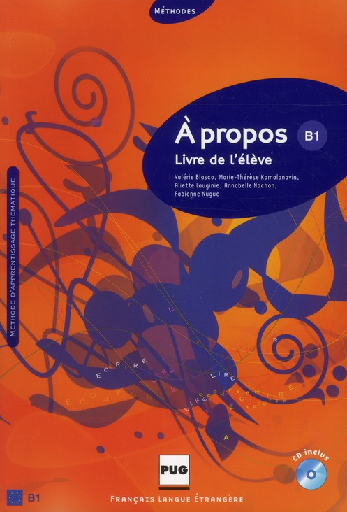 A propos B1 Livre eleve cd audio / Livre de l'élève