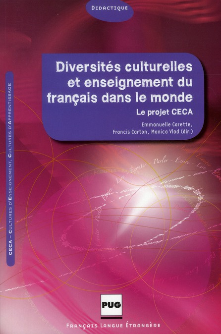 DIVERSITES CULTURELLES & ENSEIGNEMENT DU FRANCAIS