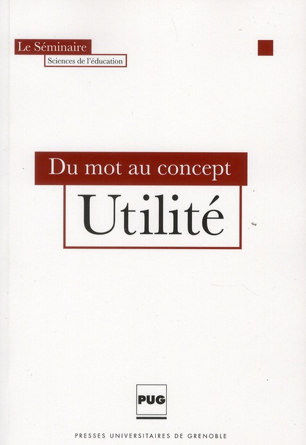 DU MOT AU CONCEPT -  UTILITE
