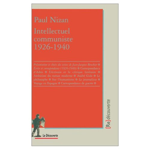 Intellectuel communiste 1926-1940