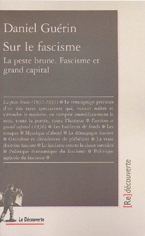 Sur le fascisme. La peste brune. Fascisme et grand capital