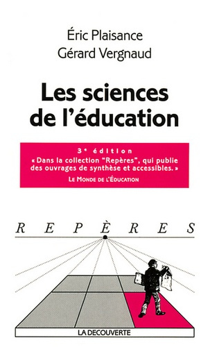 Les sciences de l'éducation. 3e édition