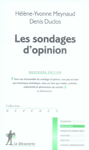 Les sondages d'opinion. 4e édition