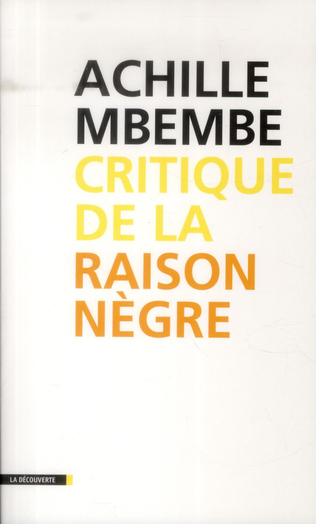 Critique de la raison nègre