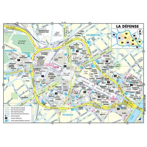 P24 la defense - plan plastifie