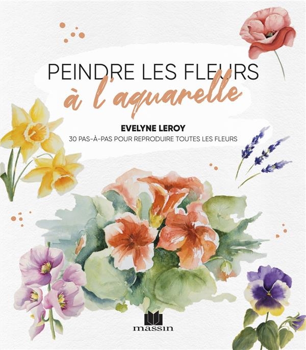Peindre les fleurs à l'aquarelle
