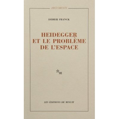 Heidegger et le problème de l'espace