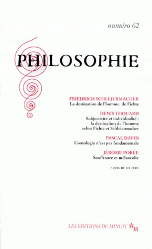 PHILOSOPHIE N° 62 JUIN 1999