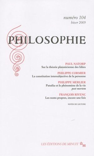 Philosophie N° 104