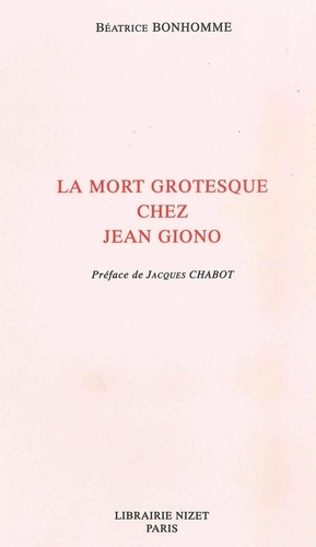 La mort grotesque chez Jean Giono