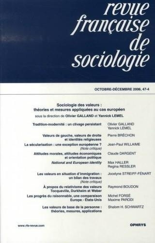 Revue francaise de sociologie