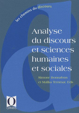 Analyse du discours et sciences humaines et sociales