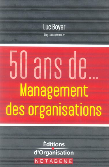 50 ans de management des organisations