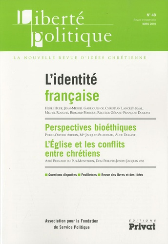 Liberté politique N° 48 : L'identité française