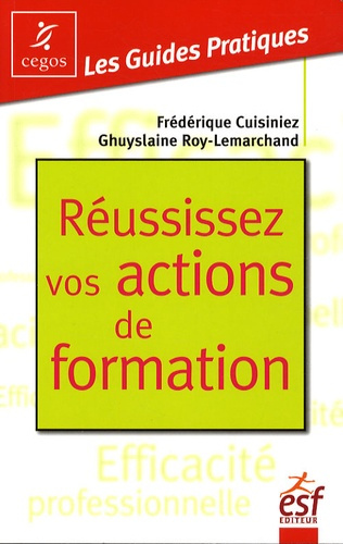 Réussissez vos actions de formation