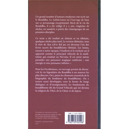 Lalitâvistara. Vie et doctrine du Bouddha tibétain