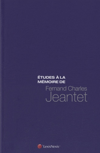 Etudes à la mémoire de F-C Jeantet