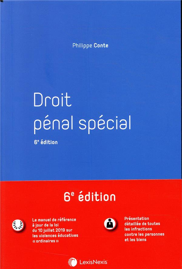 Droit pénal spécial. 6e édition