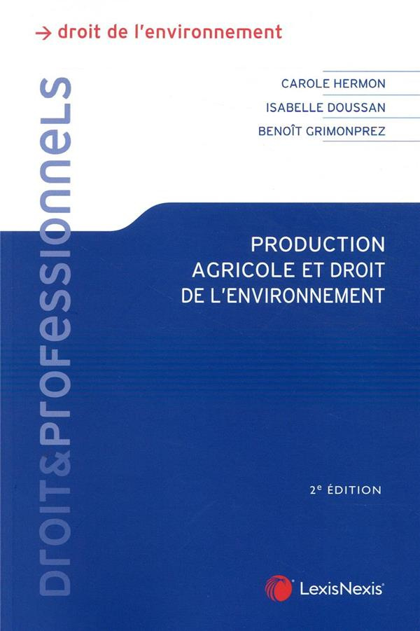 Production agricole et droit de l'environnement