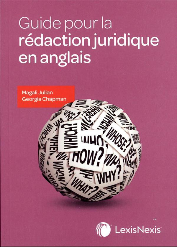 Guide pour la rédaction juridique en anglais