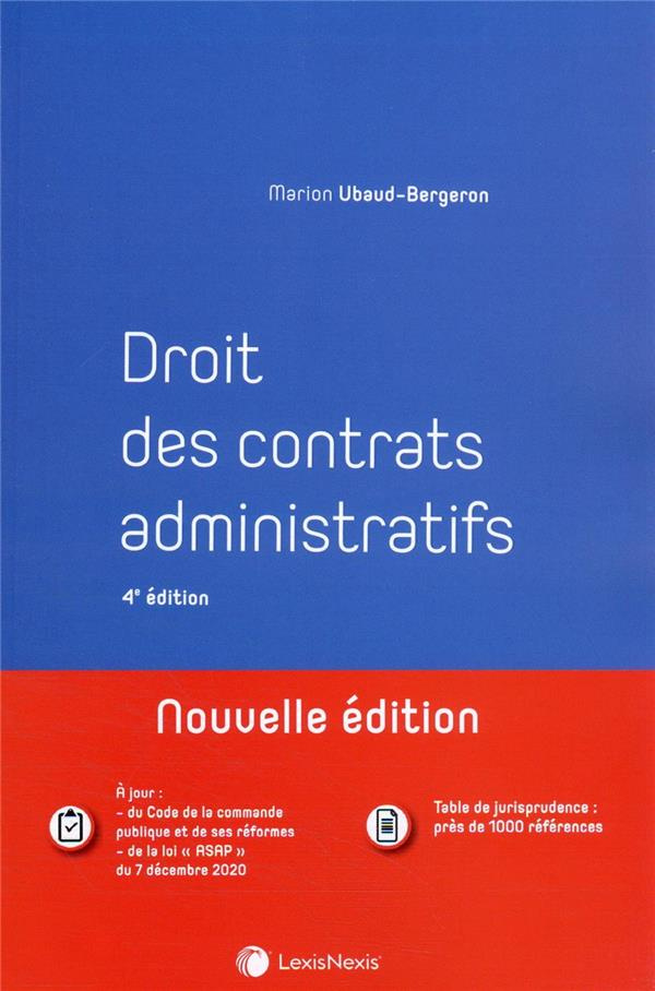 Droit des contrats administratifs. 4e édition