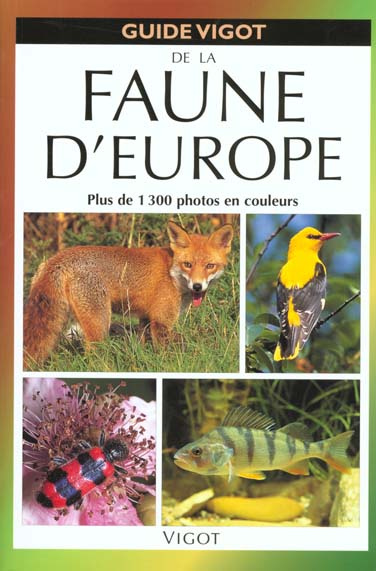 Guide Vigot de la faune d'Europe