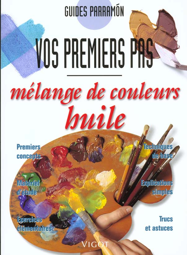 Mélange de couleurs. Peinture à l'huile