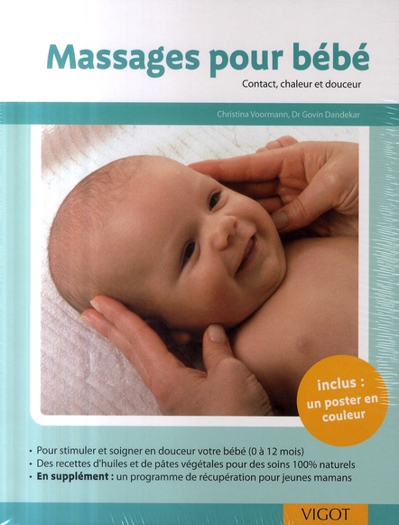 Massages pour bébé. Contact, chaleur et douceur