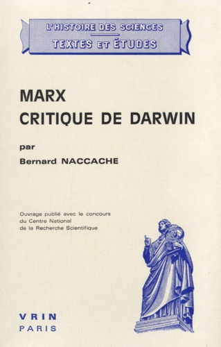 MARX CRITIQUE DE DARWIN