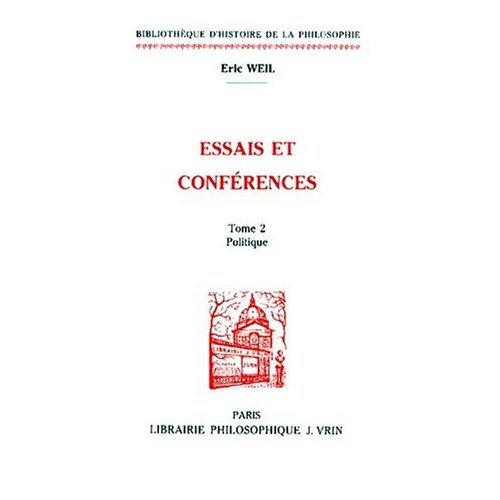 ESSAIS ET CONFERENCES T 2, POLITIQUE