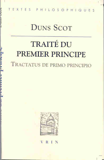 TRAITE DU PREMIER PRINCIPE