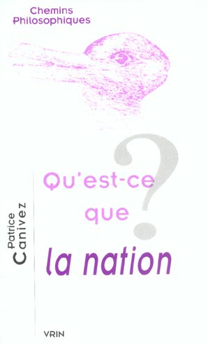 QU'EST-CE QUE LA NATION ?