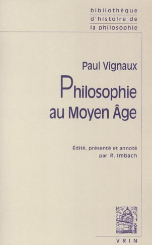 PHILOSOPHIE AU MOYEN AGE