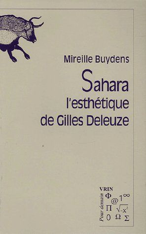 SAHARA L ESTHETIQUE DE GILLES DELEUZE