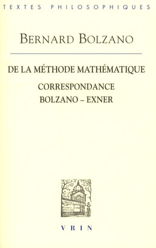 DE LA METHODE MATHEMATIQUE ET LA CORRESPONDANCE AVEC EXNER