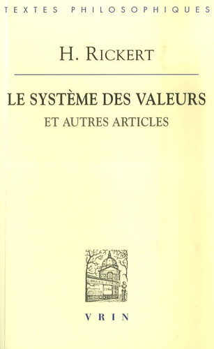 LE SYSTEME DES VALEURS ET AUTRES ARTICLES