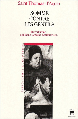 INTRODUCTION A LA SOMME CONTRE LES GENTILS DE SAINT THOMAS D'AQUIN