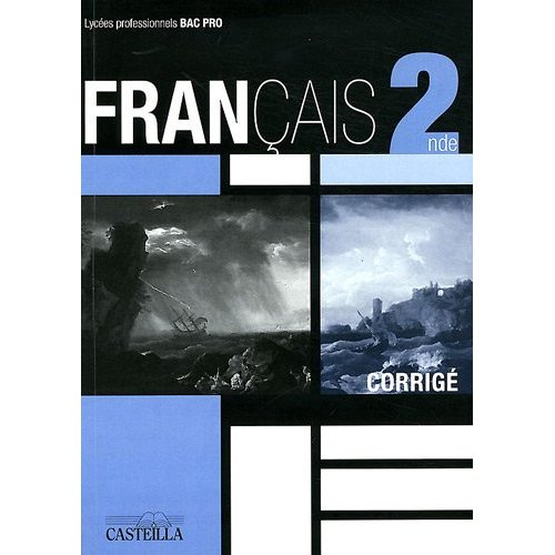 Français Corrigé 2e Bac Pro