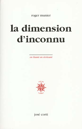 LA DIMENSION D'INCONNU