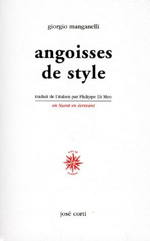 Angoisses de style