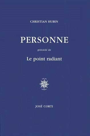 Personne. précédé de Le point radiant