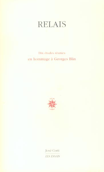 Dix études réunies en hommage à Georges Blin