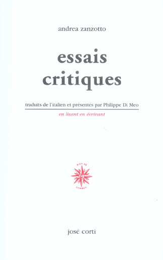 Essais critiques