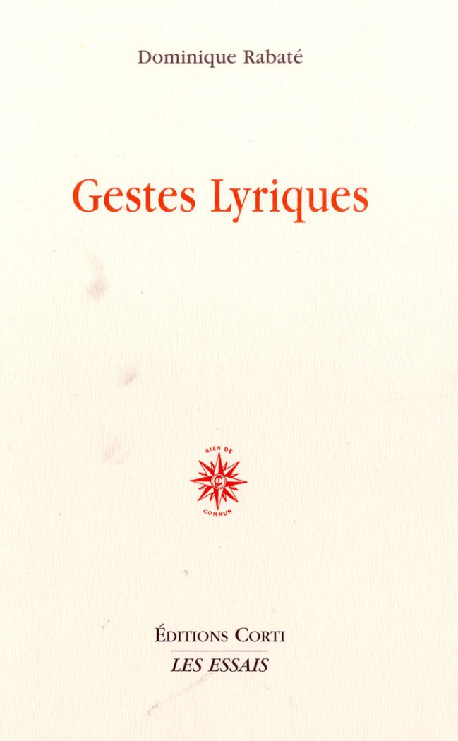 Gestes lyriques