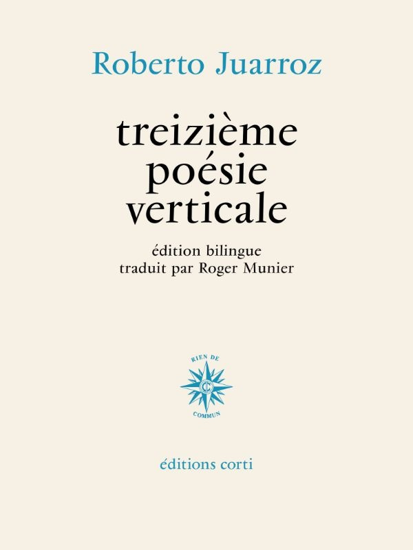 Treizième poésie verticale. Edition bilingue français-espagnol