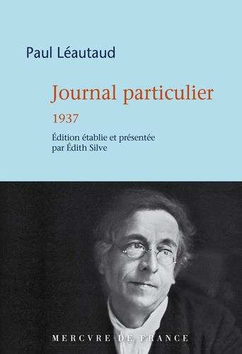 Journal particulier. 1937