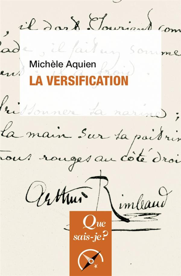 La versification. 11e édition