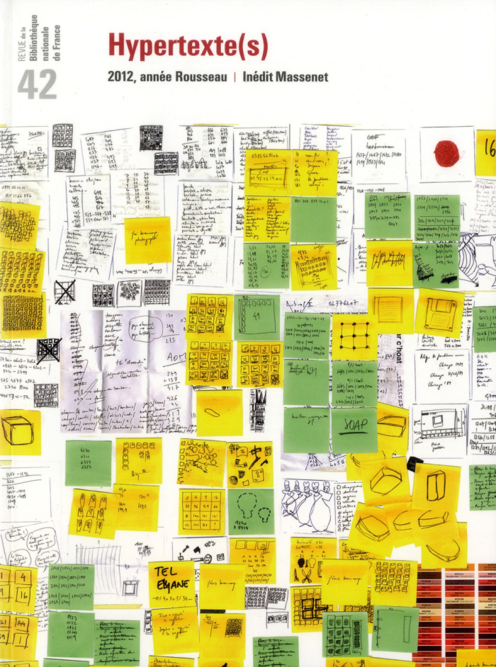 Revue de la Bibliothèque nationale de France N° 42, 2012 : Hypertexte(s)