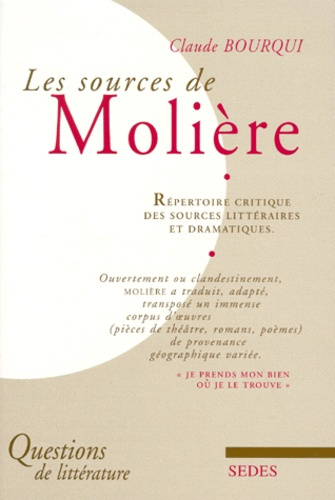 LES SOURCES DE MOLIERE